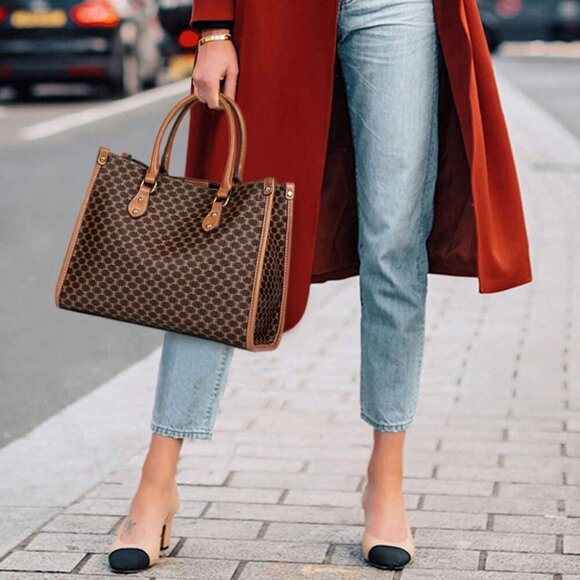 IBFUN Women’s Handbags – PU Leather Top Handle Satchel Tote Bags for Ladies - Picture 6 of 6